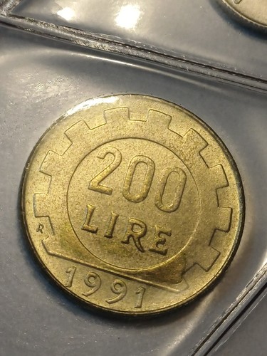 200 lire fdc 1991 serie - 200,