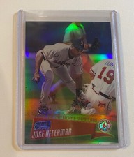 2000 Stadium Club Chrome First Day /25 Issue Refractors #7 Jose Offerman #P53