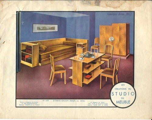 Stampa antica mobili studio - stampa,