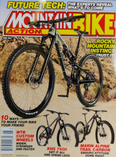 Mountain bike action june - action, |