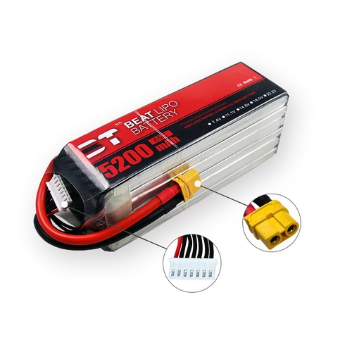 Batteria lipo stabile 2v - lipo, 6s
