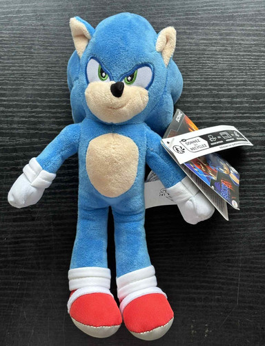 Sonic riccio film peluche - sonic, il