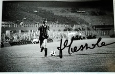 AUTOGRAFO SANDRO MAZZOLA FOTO MAGLIA INTER COPPA CAMPIONI ITALIA MEXICO 70