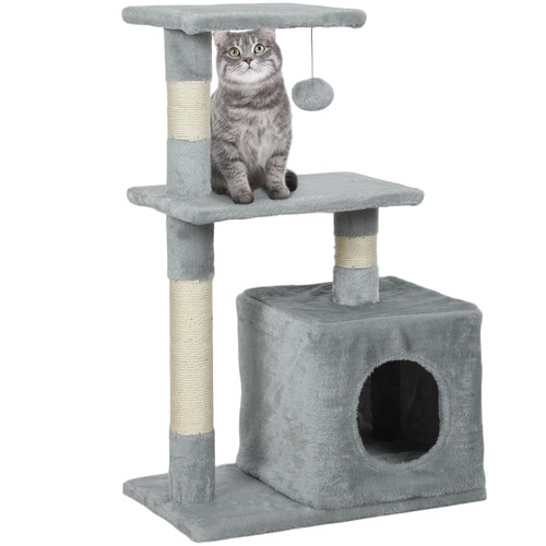 Pawhut tiragraffi per gatti - pawhut,
