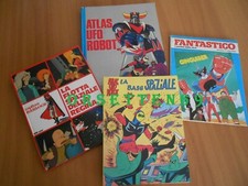 Lotto 4 Libri e Fumetti GOLDRAKE UFO ROBOT La base spaziale HARLOCK Jeeg Robot