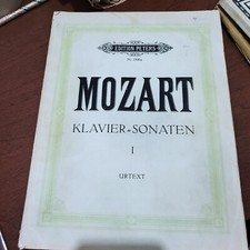Mozart spartito Klavier Sonaten, sonate per pianoforte Edition Peters
