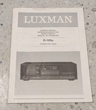 LUXMAN D-103u Lettore CD Hi-Fi