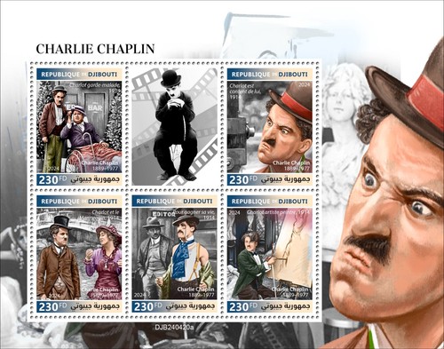 Francobolli charlie chaplin - francobolli,