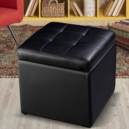 New cube ottoman - new,