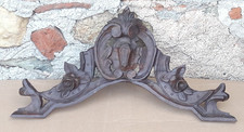 Antica Cimasa Sovra Porta In Legno XIX Secolo