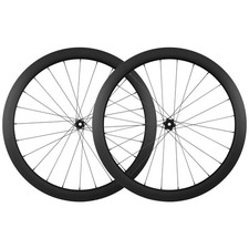  Blocco centrale freno a disco in fibra di carbonio 700C 50mm set ruote sei fori per bici da strada 