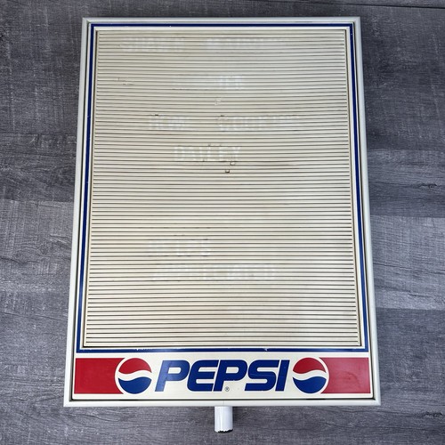 Insegna vintage pepsi menu - insegna,