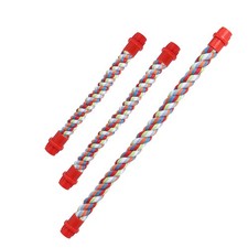  3 pezzi di supporto per trespolo in corda colorata per uccelli: giocattoli a