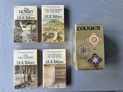 Tolkien foil book set hobbit - tolkien,