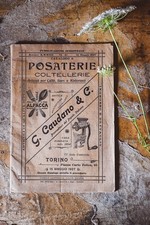 Catalogo G. Caudano & C. Posaterie Coltellerie 1927