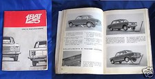 FIAT 125 - LIBRETTO USO E MANUTENZIONE AUTO D'EPOCA