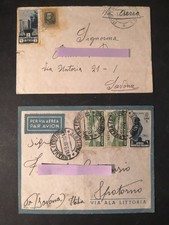 Due Buste Viaggiate 1936 e