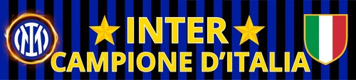 Striscione inter pvc - striscione,