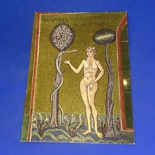 MONREALE MOSAICI LA TENTAZIONE DI EVA - CARTOLINA A COLORI