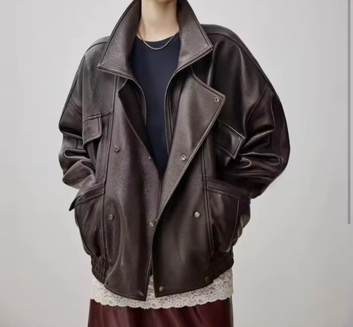 Trench giacca pelle pecora - giacca,