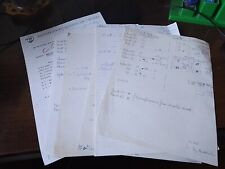 MASERATI KYALAMI, merak, Khamsin, lotto documenti anni 70, note di Maserati