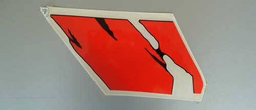Carena adesiva sinistra honda - adesiva,