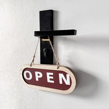 Insegna aperta in legno con