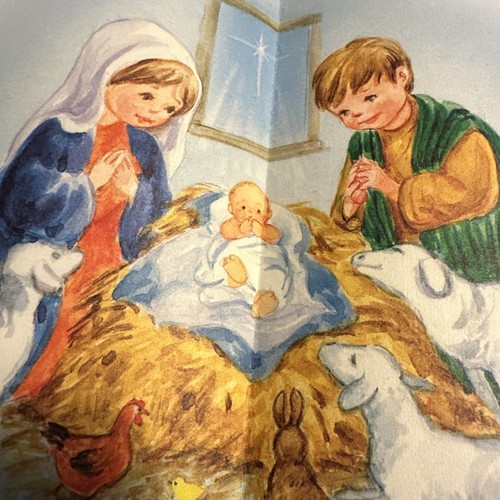 Biglietto natale vintage - biglietto,