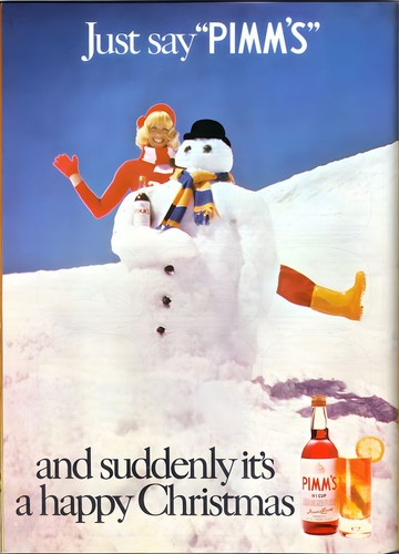 Pimm vintage christmas - vintage,