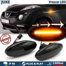 Frecce LED Sequenziali per Nissan Juke F15 DINAMICHE Nere CANBUS Omologate