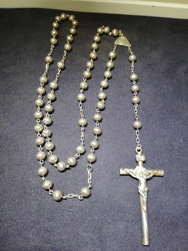 Rosario vintage argento - rosario,