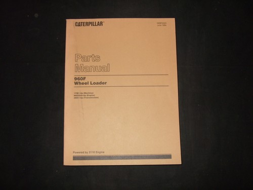 Cat caterpillar 960f manuale - cat,
