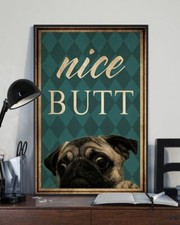 Poster vintage Nice Butt Pug