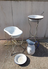 Antico lavabo e bidet set