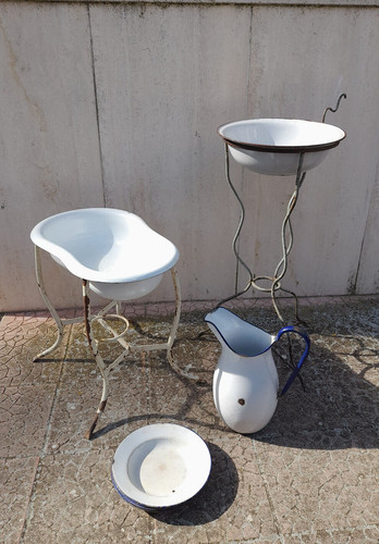 Antico lavabo bidet set - e,