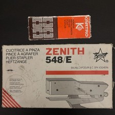 ? Zenith 548/E Pinzatrice Vintage Anni '80 Rara con Scatola Originale PERFETTA!