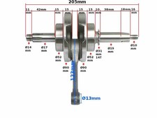 ALBERO MOTORE ATV 110 TZ