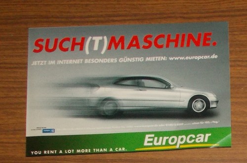 Rara pubblicità europcar - rara,