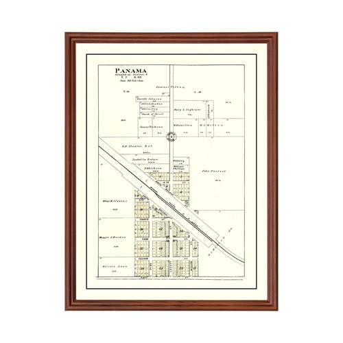 Vecchia mappa panama - vecchia, ne