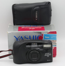 Fotocamera Yashica Zoomate 70 Brava Zoom 36-70mm + Box + Case + Manuals + Strap