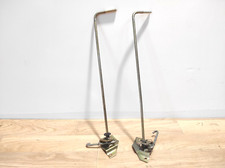 COPPIA GANCI SCOCCHE COFANI PANCE LATERALI PIAGGIO VESPA PX 125 150 200 MILLENIU