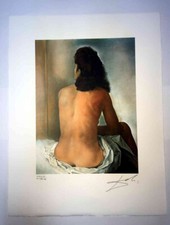 Salvador Dali Litografia off set cm 50x65  firma su lastra con  certificato