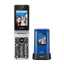 BRONDI AMICO PREZIOSO TELEFONO CELLULARE SENIOR - BLUE METAL
