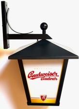 NUOVA LAMPADA ELETTRICA BUDWEISER BUDVAR LAMPADA PUBBLICITARIA, USO ESTERNO, INTERNO