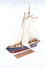 Modellino Barca A Vela In Legno Da Sitemare 60x50 Cm
