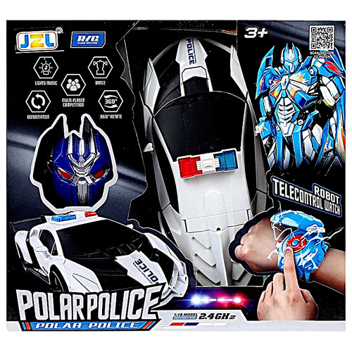 Trasformatore polar police car - trasformatore,