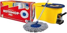 Rotomop Pro, Scopa con Secchio di Tergipavimento con Centrifuga 100% in acciaio