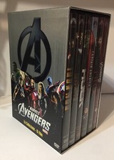 Avengers 6 DVD Marvel Box Iron man 2 Thor Hulk Captain america Avenger Come Foto
