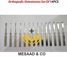 Nuovo set osteotomie alta qualità di 14 pezzi bordi affilati di Mesaad CE 