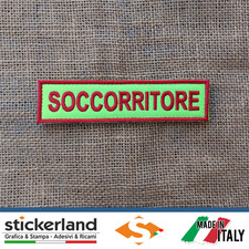 Toppa Patch SOCCORRITORE su